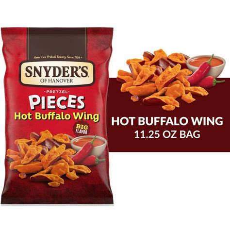 Publix Snyder S Of Hanover Hot Buffalo Wing Pretzel Pieces Same Day