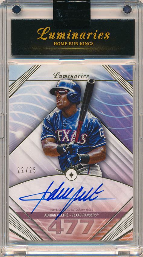 Yahoo オークション Adrian Beltre MLB 2024 Topps Luminaries Home