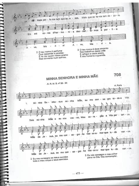 O Minha Senhora Cifra - Minha Senhora e Minha Mae | PDF