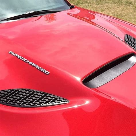 Hellcat Supercharged Emblem Black Challenger Charger W Installation