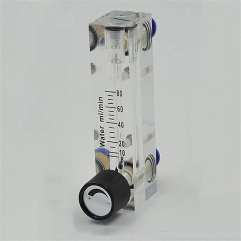 Ml Min Pmma Panel Type Liquid Float Flowmeter Water Flow Meter