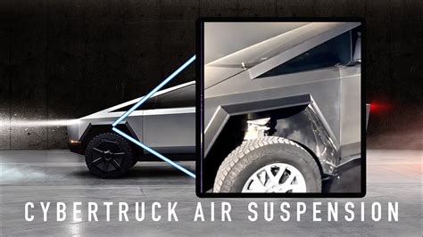 Tesla Cybertruck Air Suspension First Look Youtube