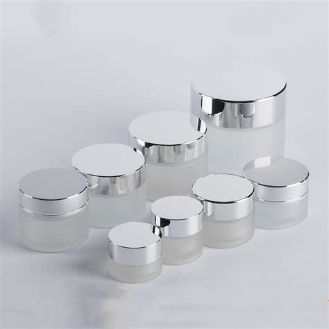 Frosted Cosmetic Glass Jar Cosmetic Bottle Manufacturers