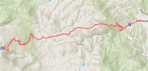 Trace GPS Pikes Peak Marathon Manitou Springs