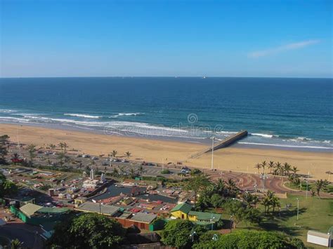 The Magnificent Beach in the City of Durban in KwaZulu Natal Stock ...