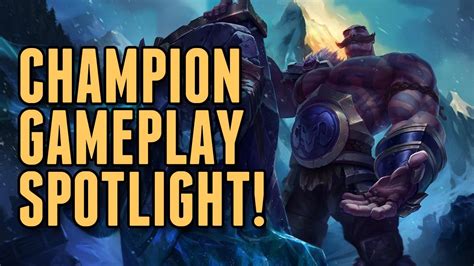 Full Braum The Heart Of Freljord Champion Spotlight League Of Legends