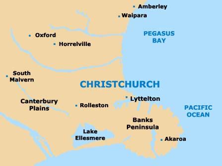 Map of Christchurch Airport (CHC): Orientation and Maps for CHC ...