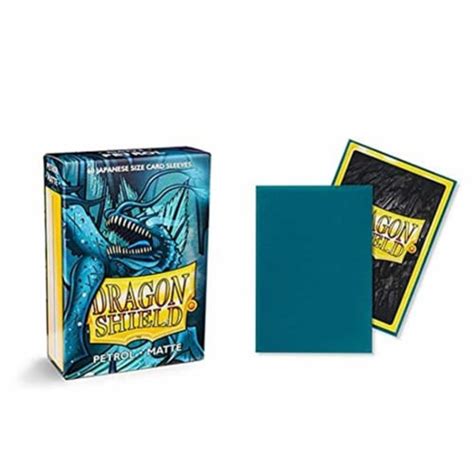 Dragon Shield Matte Mini Japanese Petrol 60 Ct Card Sleeves Individual