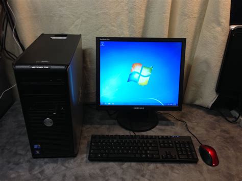 Dell Desktop computer Optiplex 755 - Core 2 Duo 4GB 160GB + Monitor ...