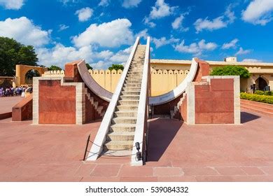 Astronomical Instruments Jantar Mantar Observatory Jaipur Stock Photo ...