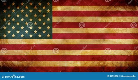 Bandeira Americana Envelhecida Dos EUA Foto De Stock Imagem De