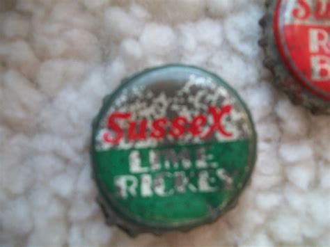 2 Cork Lined Sussex Soda Bottle Caps Very Old Vintage Etsy