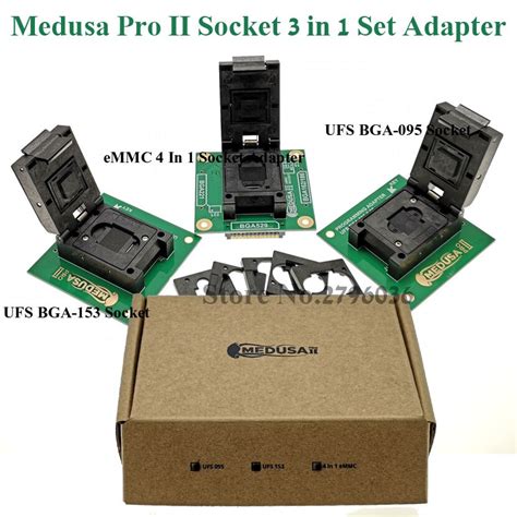 Original Medusa Pro Ii Socket In Set Adapter Emmc In