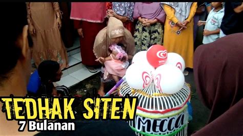 Acara Tedhak Siten Turun Tanah Adat Jawa Youtube