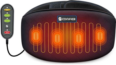 Comfier Electric Heating Pad For Back Pain Relief Vibration Back Massager With 2