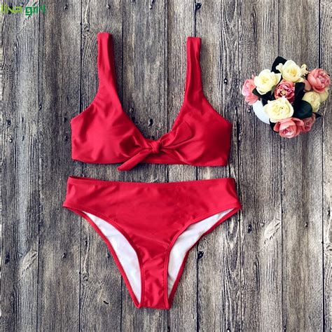 Brazilian Bikini Push Up Sexy Bathing Suit Swimwear Sexy Bow Two Piece