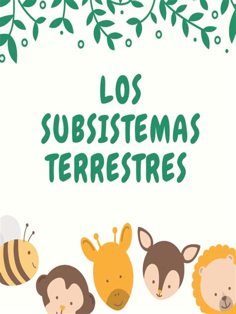 Fichas De Los Subsistemas Terrestres Pdf