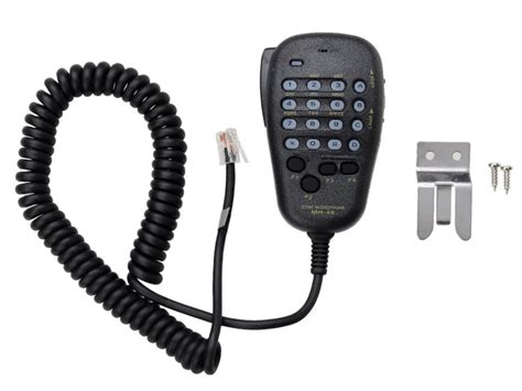 6 Pin Handheld Shoulder Mic PTT For Yaesu Car Mobile Radio Ft 1900 Ft