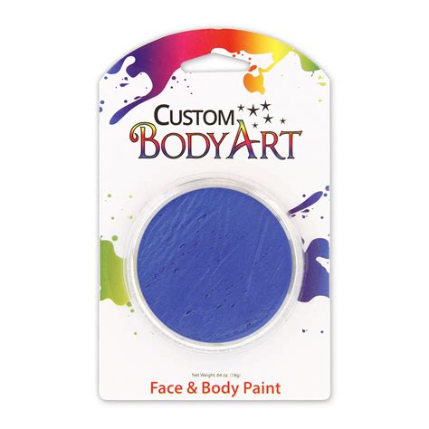 Custom Body Art 18ml Blue FACE PAINT Painting Makeup Parties Halloween