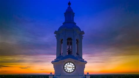 Architecture And Planning Sunset Aerial Hayes Hall Ubphoto