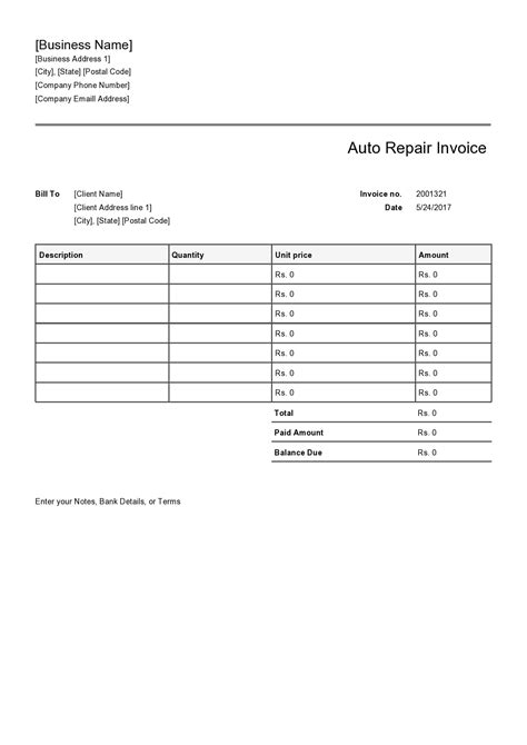 Cómo Hacer Un Recibo Falso De Reparación De Automóviles