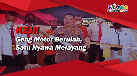 Geng Motor Makan Korban Satu Nyawa Melayang Tewas Secara