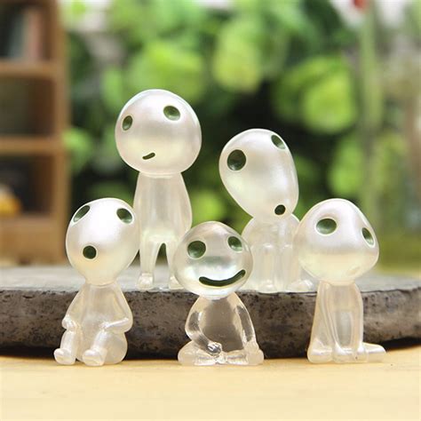 Princess Mononoke Mini Kodama Tree Spirit Figures Cosplayftw