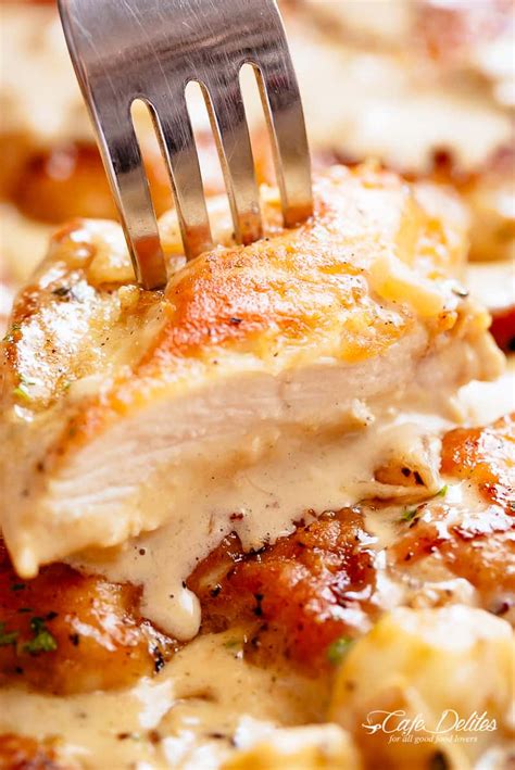 Creamy Garlic Chicken Breast Recipe - onestopyaya