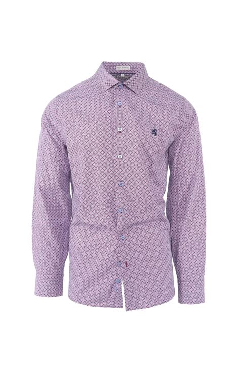 Pringle Raymond Geometric Tailored Shirt Pringle Of Scotland