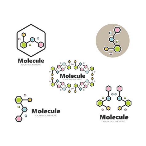 Premium Vector Molecule Logo Vector Illustration Design