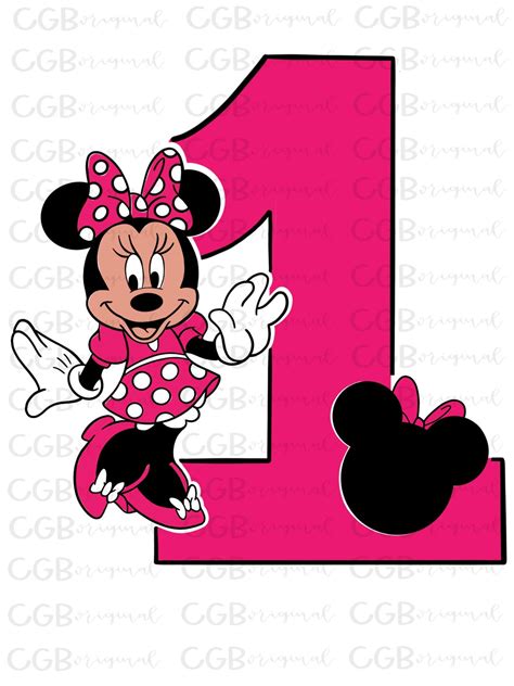 Minnie Mouse First Birthday Etsy