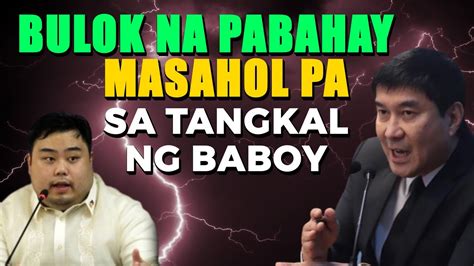 BULOK NA PABAHAY SINITA NI TULFO SA SENADO YouTube