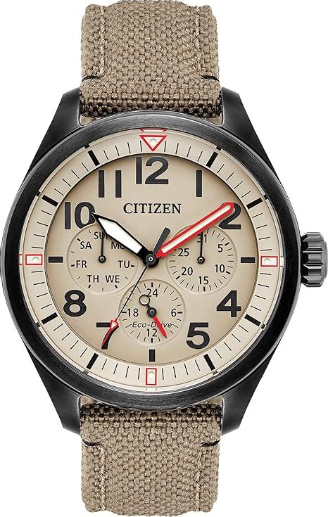 Citizen Mens Eco Drive Weekender Garrison Field Watch In Stainless Steel With