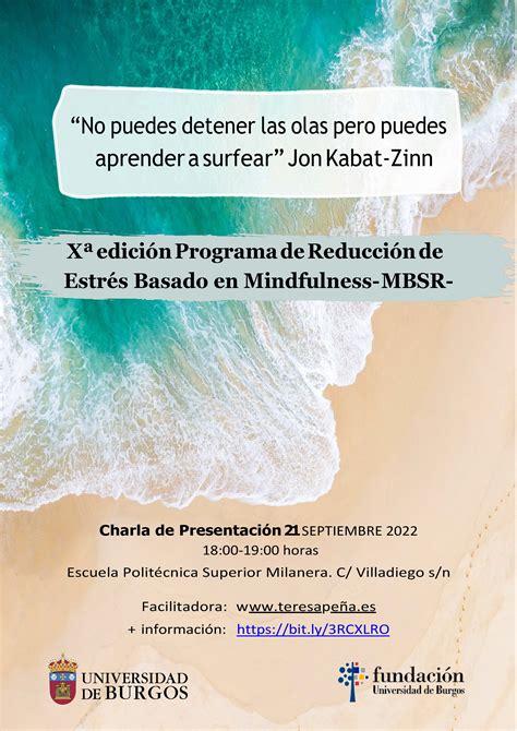 X Edici N Del Programa De Reducci N De Estr S Basado En Mindfulness