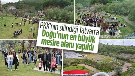 Terör örgütü PKK nın temizlendiği Bitlis Tatvan da Doğu nun en büyük