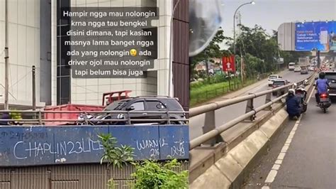 Salut Wanita Ini Beri Bantuan Tak Terduga Ke Pria Yang Motornya Rusak