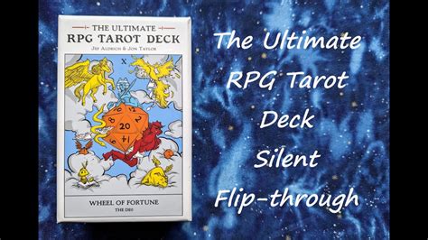 The Ultimate Rpg Tarot Deck Silent Flip Through Youtube