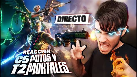 Jugando Por Fin A La Nueva Temporada De Fortnite Mitos Y Mortales En