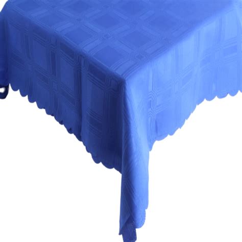 BLUE TABLE CLOTH DEMASK 150X250 RECT - Osbro Home