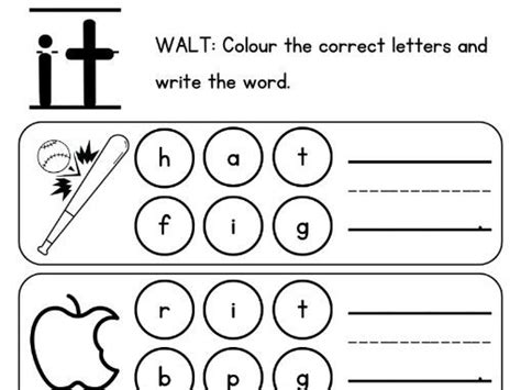 Cvc Word Practice Worksheets Booklet Teaching Resources