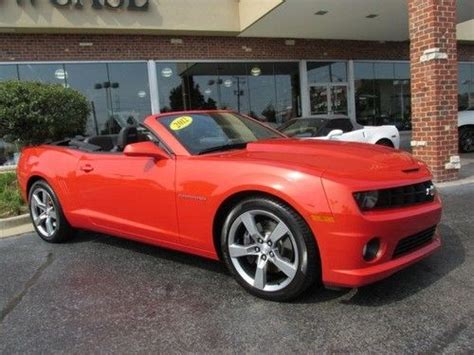 Purchase used 2012 CAMARO RS/SS CONVERTIBLE 2SS ORANGE 8K 6 SPD in ...