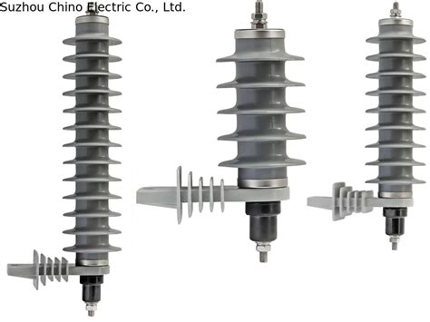 Metal Oxide Polymer Housing Surge Arrester Polymeric Lighting Arrester