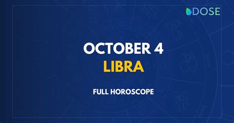 October 4 Zodiac Sign: Compatibility, Personality, Traits and More - DOSE