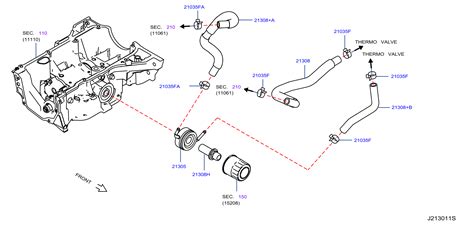 Nissan Rogue Sport Engine Coolant Hose Bb B Murfreesboro