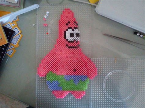 Patrick Spongebob Hama Perler Beads Perler Beads Spongebob Pinterest Spongebob Hama Beads