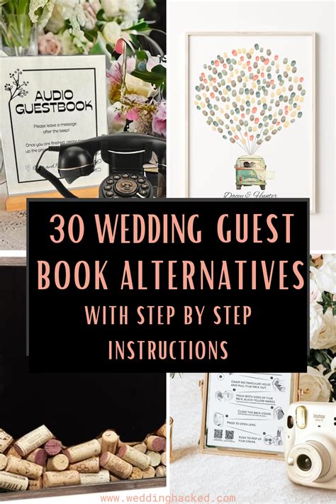 30 Fun & Unique Non-Traditional Wedding Guest Book Alternatives: Audio Me… in 2024 | Wedding ...