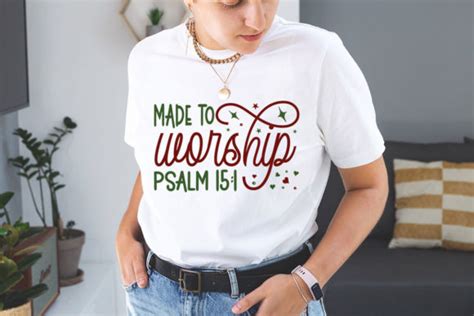 Made To Worship Psalm Graphic By Moondesigner Creative Fabrica