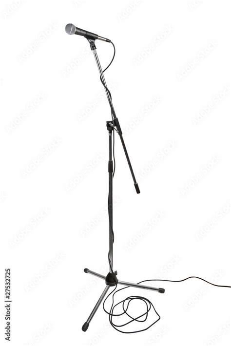 Microphone Stand. Stock Photo | Adobe Stock