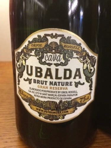 Oriol Rossell Cava Ubalda Gran Reserva Brut Nature Vivino France