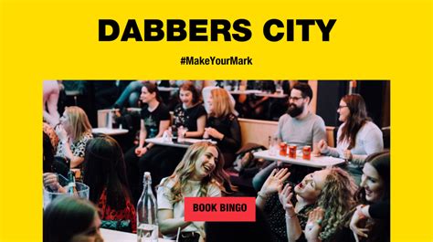 Book Dabbers City Dabbers Social Bingo